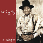 the album cover for Burning Sky - A Simple Man