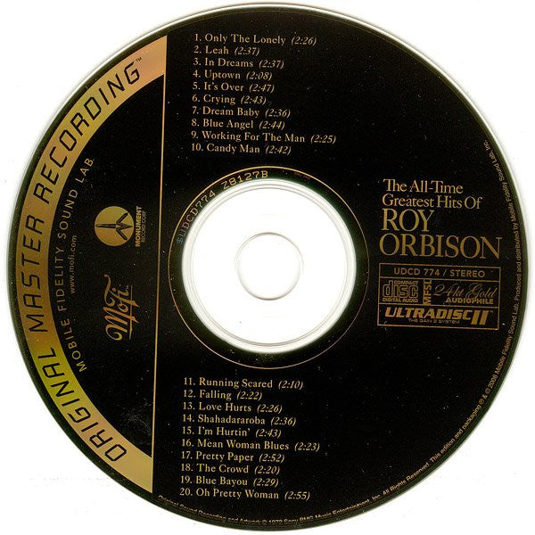 Roy Orbison : The All-Time Greatest Hits Of (CD, Comp, Ltd, Num, RM, S/Edition)