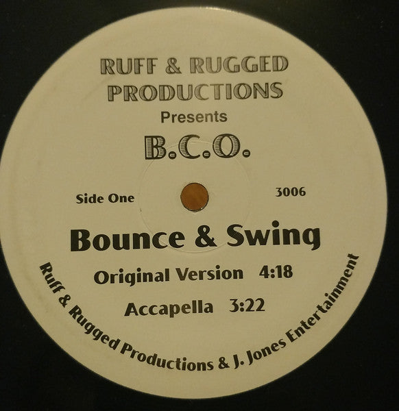 B.C.O. : Bounce & Swing (12")