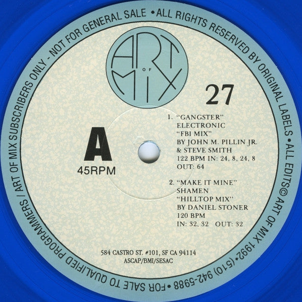 Various : Remixes For The Masters 27 (12", Promo, Blu)