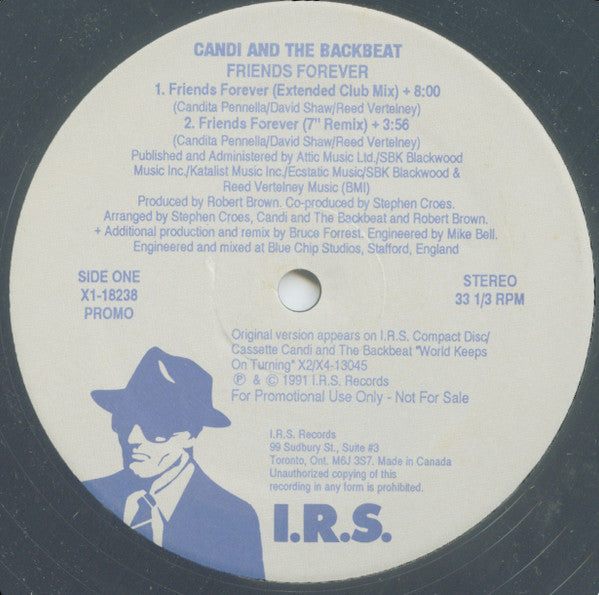 Candi And The Backbeat* : Friends Forever (12", Promo)