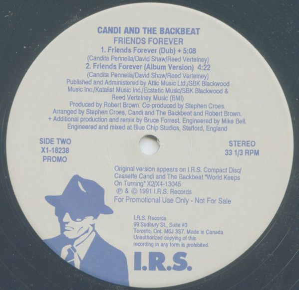 Candi And The Backbeat* : Friends Forever (12", Promo)