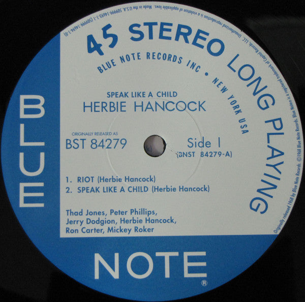 Herbie Hancock : Speak Like A Child (2xLP, Album, Ltd, RE, Gat)