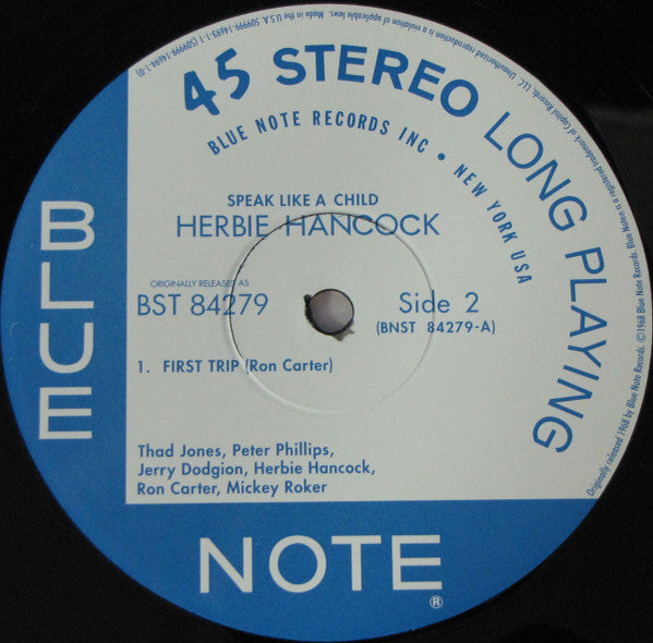 Herbie Hancock : Speak Like A Child (2xLP, Album, Ltd, RE, Gat)