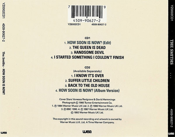 The Smiths : How Soon Is Now? (CD, Single, Ltd, Num, CD1)