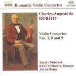 the album cover for TAKAKO NISHIZAKI - Violin Concertos 1 8 & 9