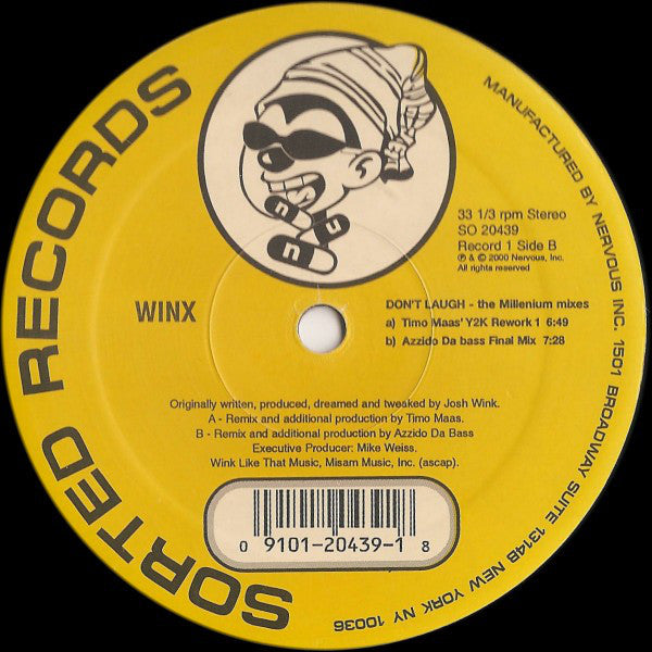 Winx* : Don't Laugh (The Millenium Mixes) (2x12")