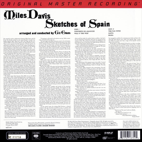 Miles Davis : Sketches Of Spain (LP, Album, Ltd, Num, RE, RM, S/Edition, 180)
