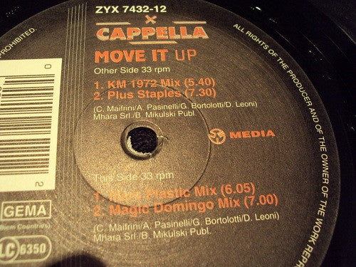 Cappella : Move It Up (12")
