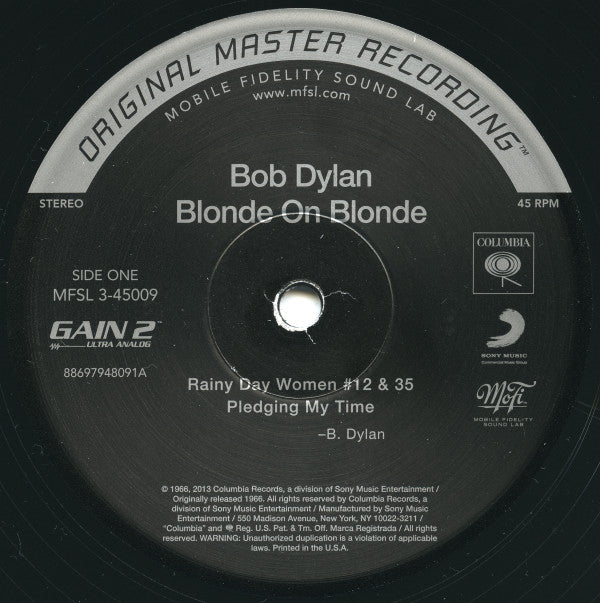 Bob Dylan : Blonde On Blonde (3x12", Album, RE, RM, 180 + Box, Ltd, Num)