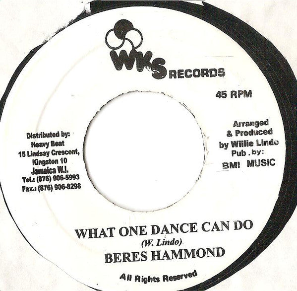 Beres Hammond : What One Dance Can Do (7", RP)