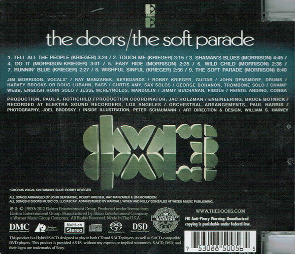 The Doors : The Soft Parade (SACD, Hybrid, Multichannel, Album, RE, RM, Sup)