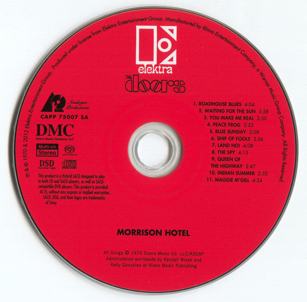 The Doors : Morrison Hotel (SACD, Hybrid, Multichannel, Album, RE, RM, Sup)