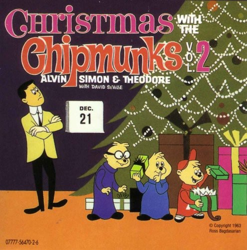 the album cover for Chipmunks - Christmas with the Chipmunks 2