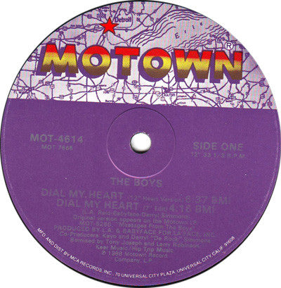 The Boys : Dial My Heart (12", Single)
