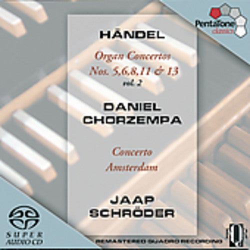 the album cover for G.F. Handel - Organ Concertos 2