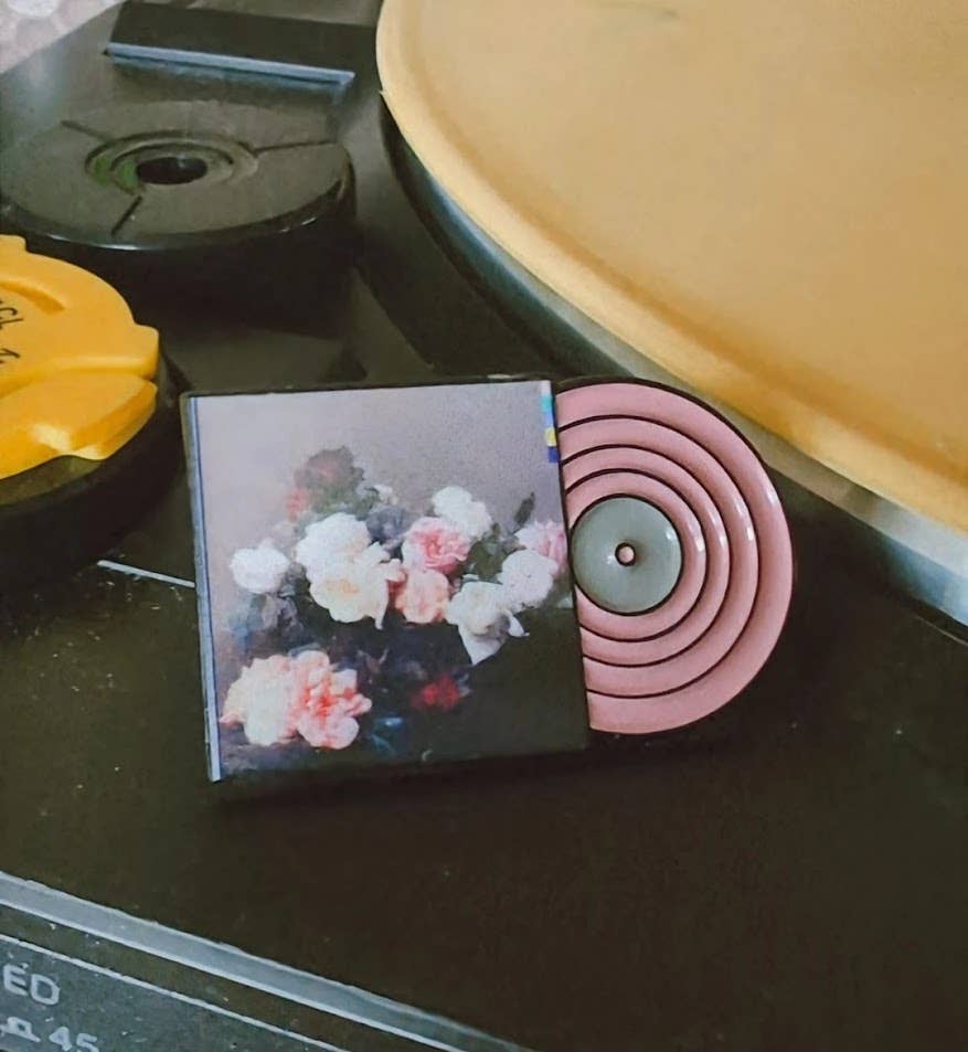 New Order Record Album Vinyl New Wave 80s Enamel Pin