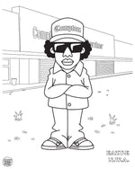 Mark 563- Hip Hop Coloring Book: West Coast Edition (Coloring Book)