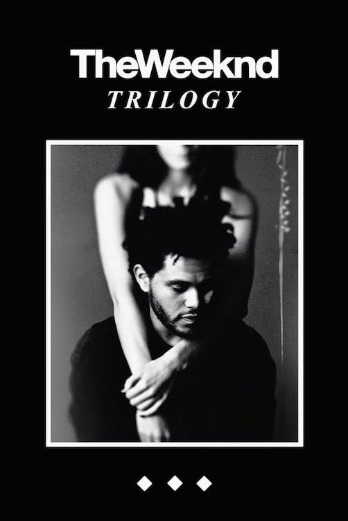 The Weeknd Trilogy Black & White Album Music Poster