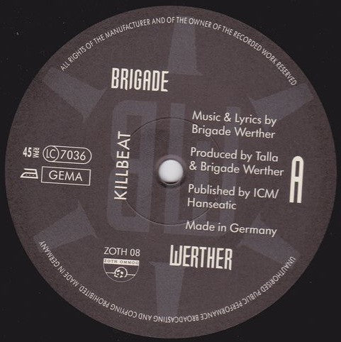 Brigade Werther : To Be Continued... (12", EP)