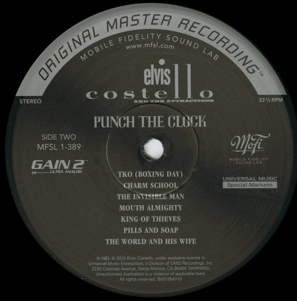 Elvis Costello And The Attractions* : Punch The Clock (LP, Album, Ltd, Num, RE, RM, 180)