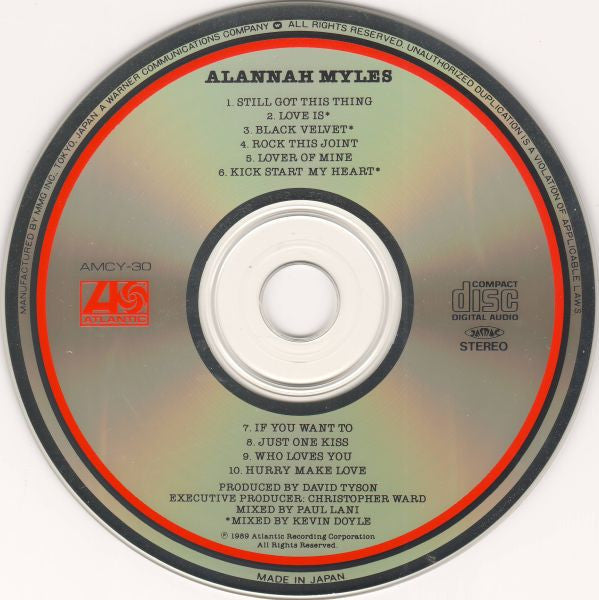 Alannah Myles : Alannah Myles (CD, Album)