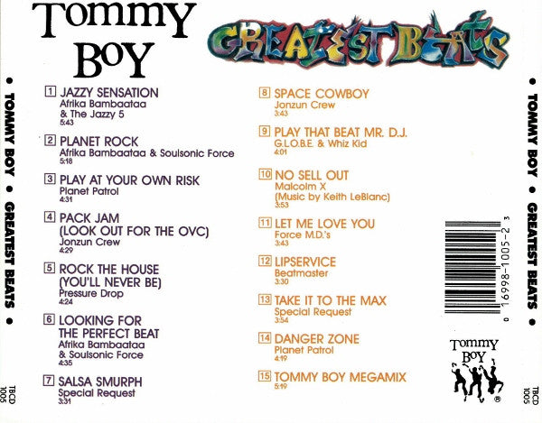 Various : Tommy Boy - Greatest Beats (CD, Comp)