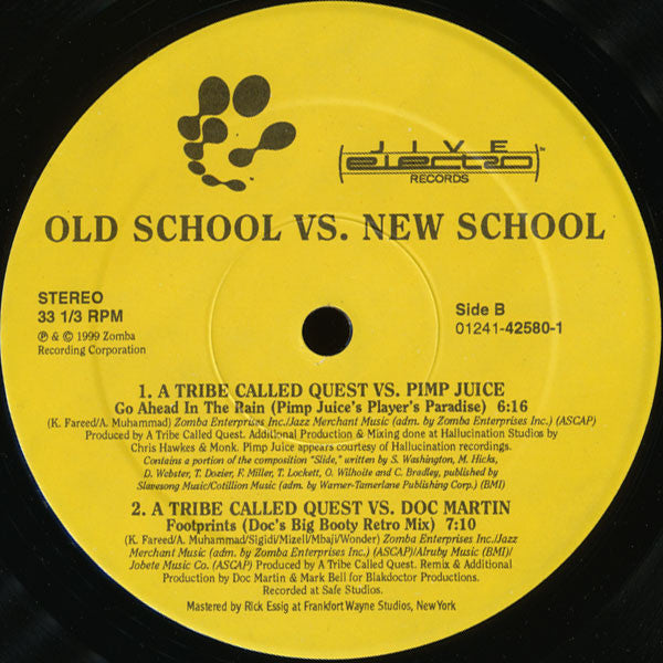 Kool Moe Dee / A Tribe Called Quest : Old School Vs. New School (12")