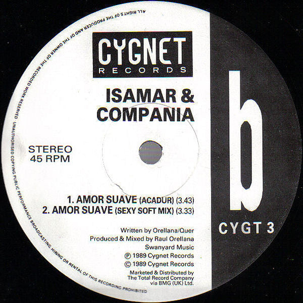 Isamar & Compañia : Amor Suave (12")