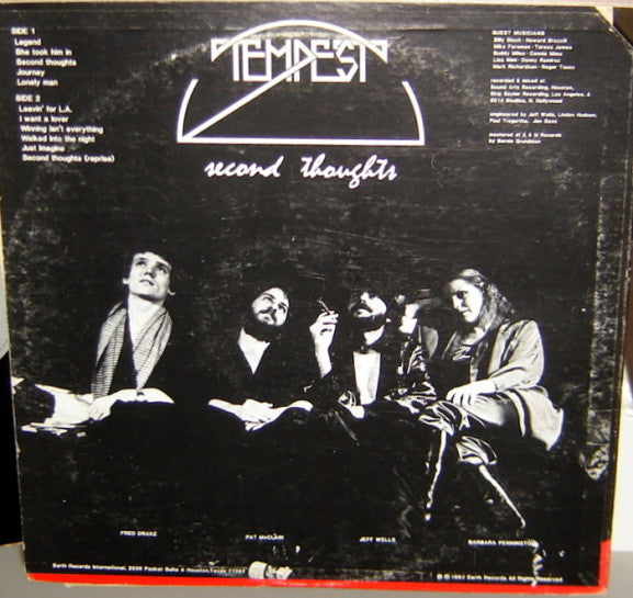 Barbara Pennington (2) & Tempest (28) : Second Thoughts (LP, Album)