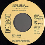 Chris Hodge (2) : My Linda (7", Single, Mono, Promo)