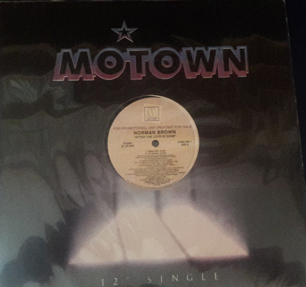 Norman Brown : After The Love Is Gone (12", Single, Promo)
