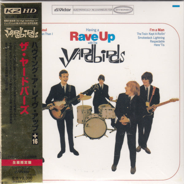 The Yardbirds : Having A Rave Up With The Yardbirds + 16 (CD, Album, Mono, RE, RM, Pap)