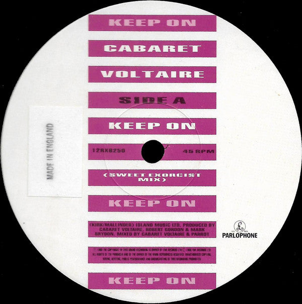 Cabaret Voltaire : Keep On (12", Single)