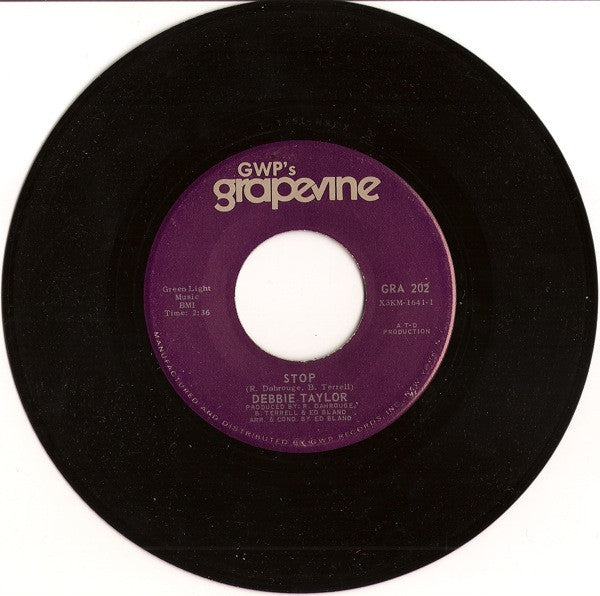 Debbie Taylor : Don't Nobody Mess With My Baby (7")