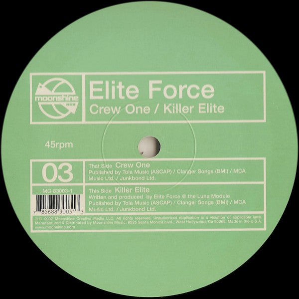 Elite Force : Crew One / Killer Elite (12")