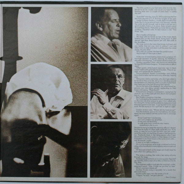 Frank Sinatra : Ol' Blue Eyes Is Back (LP, Album, Promo, San)