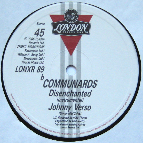 Communards* : Disenchanted (Total Dance Remix) (12")