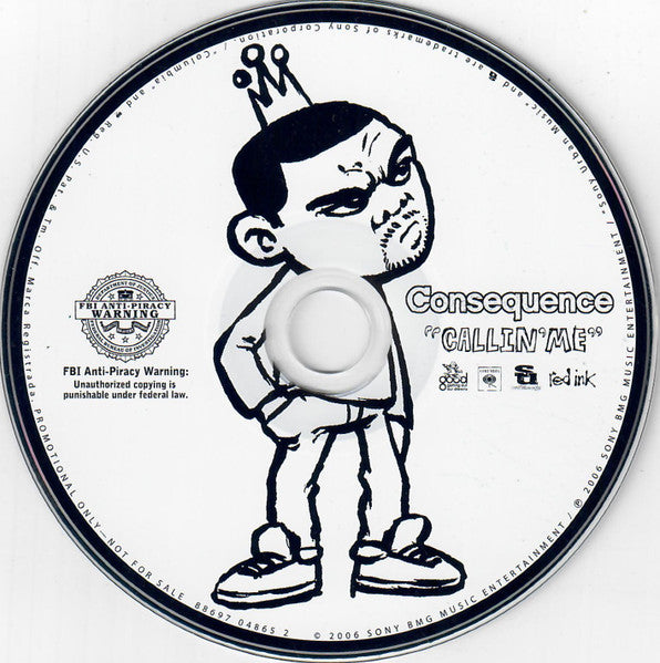 Consequence (2) : Callin' Me(CD, Single, Promo)