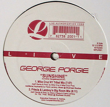 Georgie Porgie : Sunshine (12")