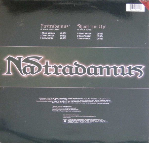Nas : Nastradamus / Shoot 'Em Up (12")