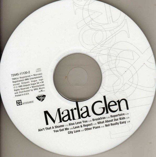 Marla Glen : Love & Respect (CD, Album)
