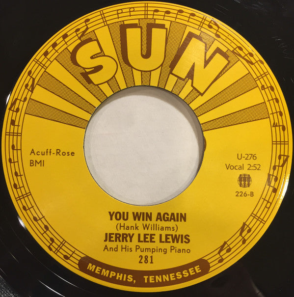 Jerry Lee Lewis And His Pumping Piano* : Great Balls Of Fire (7", Single, RE)