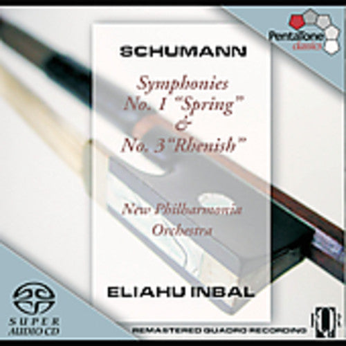 the album cover for R. SCHUMANN - Symphonies 1 & 3