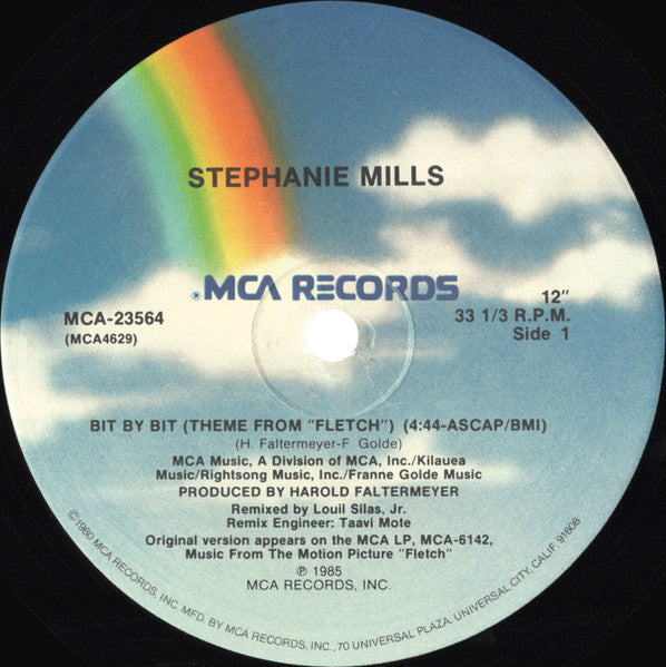 Stephanie Mills : Bit By Bit (Theme From "Fletch") (12", Single, Pin)