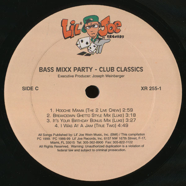 Various : Bass Mixx Party Club Classics (2xLP, Comp)