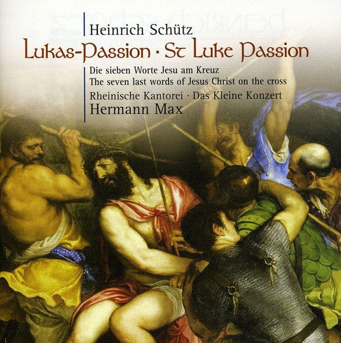 the album cover for Hermann Max - St Luke Passion