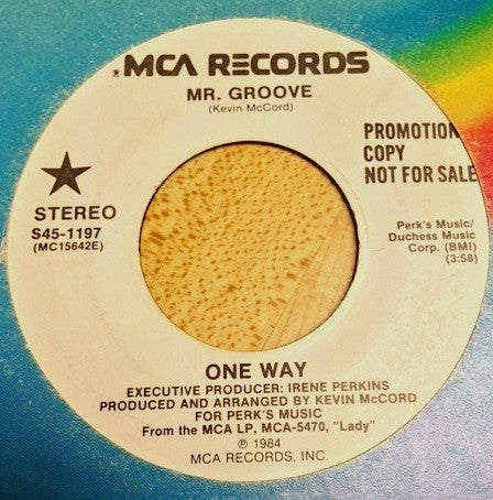One Way : Mr. Groove (7", Promo)
