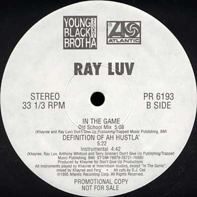 Ray Luv : In The Game (12", Promo)