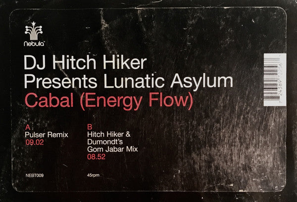DJ Hitch Hiker Presents Lunatic Asylum : Cabal (Energy Flow) (12")